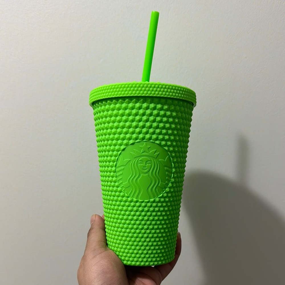 Starbucks Neon Green Tumbler